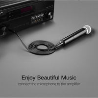 Adaptateur Mono Jack 1/4 pouce (6,35 mm) mâle vers câble microphone XLR 3 broches, câble audio 6,35 mm mâle-femelle XLR vers 6,35 mm