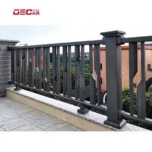 Pagar pagar aluminium Slat pagar gerbang aluminium Louver gerbang geser jalan masuk pintu ayun