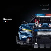 3975 pièces 1:8 Supercar technique en plastique ABS, blocs de construction 10655, voiture de sport RC, modèle de véhicule, idée de jouet de construction