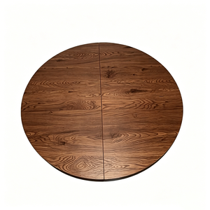 <span class=keywords><strong>Table</strong></span> à manger extensible de 57 à 63 pouces pour 4 à 6 personnes, <span class=keywords><strong>table</strong></span> à dîner ovale moderne pour cuisine avec feuilles papillon, <span class=keywords><strong>table</strong></span> en MDF gain de place en noyer - Product Image 5