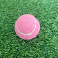 Balle de tennis d'entraînement rose durable et résistante, élastique de 1,2 m, sans norme, pour la pratique et les matchs, jouet pour animaux de compagnie, en stock