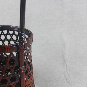 Handwoven Bamboo Flower Vase Natural Handmade Home Decoration Gift Item - Product Image 3