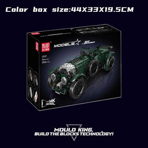 Mould <span class=keywords><strong>King</strong></span> 13191 Voiture classique Blwer vert foncé, télécommande, assemblage difficile, jouets de puzzle, ensembles de blocs de construction - Product Image 6
