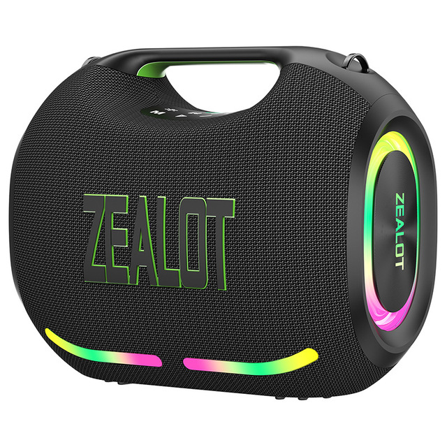 Enthusiast ZE01 High-Power 120W for Bluetooth Speaker RGB Memory Card Waterproof Portable Home Bass System Including Battery