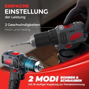 สว่านไร้สาย Ingersoll Rand D3141 ขนาด 1/2 นิ้ว 20V แบตเตอรี่ลิเธียมไอออนแบบไร้แปรงถ่าน เครื่องมือระดับมืออาชีพ - Product Image 5