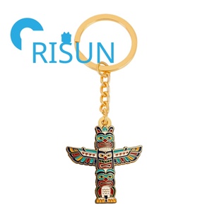 Llavero de Metal Personalizado con Diseño de Tótem Alasca Canadá, Souvenir de Bar Tiki, Vacaciones en Hawái, Playa, Abridor de Botellas - Product Image 2