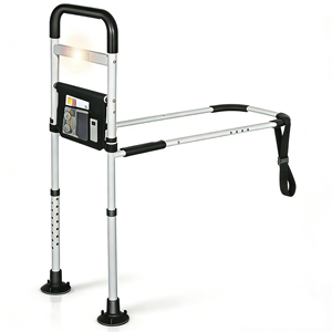 Barandilla de Seguridad Ajustable de Grado Médico para Cama, para Adultos Mayores, Capacidad de 350 LBS, Antideslizante, Prevención de Caídas, con Bolsillo de Almacenamiento, CE - Product Image 1