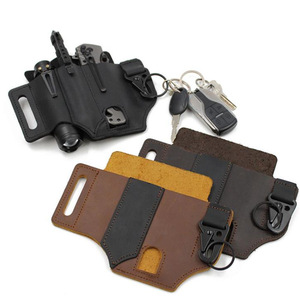 Mini Classic Tactical Multi Tool Gürtel Ledertasche Tragbare Werkzeug Aufbewahrung tasche Holster Outdoor Camping Jagd Taille Ledertasche - Product Image 1