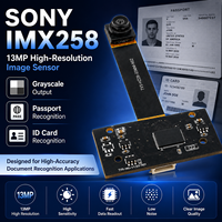Módulo de Cámara USB de 13MP IMX258 para Reconocimiento de Tarjetas de Identificación y Pasaportes, Salida en Escala de Grises de Alta Resolución 4K, Escáner OCR de Documentos