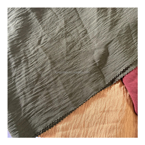 Tela de Chifón Crepé 100% Poliéster CEY 150-170GSM con Flujo de Aire para Ropa de Dormir de Novia y Prendas para Niñas - Product Image 1