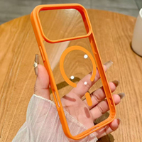 Étui magnétique puissant pour iPhone 18 Pro Max, coque arrière en acrylique TPU pour iPhone 18 Pro 17 16 15 N52 2500GS LM022