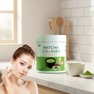 Bubuk Matcha Organik & Kolagen Laut Baru dengan <span class=keywords><strong>L</strong></span>-<span class=keywords><strong>Glutathione</strong></span> untuk Kulit Bercahaya 90g dalam Botol - Product Image 3