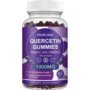 Gomitas de Quercetina OEM ODM, Mezcla de Quercetina con Bromelina y Baya del Saúco, Complejo que Refuerza el Sistema Inmunitario - Product Image 1