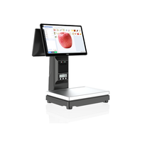 Terminal de point de vente Android tout-en-un avec écran tactile, imprimante intégrée, scanner, balance et caisse enregistreuse