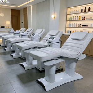 Cama facial hidráulica eléctrica resistente del balneario del salón de belleza/cama ajustable del masaje - Product Image 2