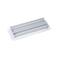 Diffuseur à registre d'air linéaire à 2 et 3 fentes Grille d'air de plafond HVAC pour la ventilation extérieure de l'entrepôt du sous-sol