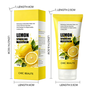 CHIC BEAUTE <span class=keywords><strong>Gel</strong></span> Exfoliante Espumoso de Limón, Purifica la Piel, Elimina Células Muertas y Sebo, Desobstruye los Poros, Exfoliante Facial Calmante - Product Image 5
