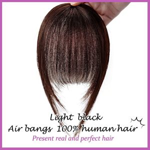 Clip In Bangs Clip nelle estensioni dei <span class=keywords><strong>capelli</strong></span> <span class=keywords><strong>veri</strong></span> <span class=keywords><strong>capelli</strong></span> umani 100% <span class=keywords><strong>capelli</strong></span> umani Hairextensions Wispy Bangs frangia con aste posticci - Product Image 2