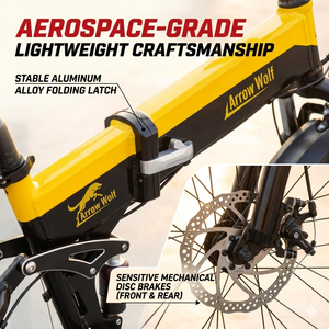 Vélo électrique Snow, cadre pliable en alliage d'aluminium de qualité aérospatiale, moteur haute puissance 1000W, batterie lithium amovible longue portée 48V - Product Image 3