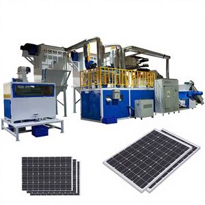 Broyeur de panneaux solaires usagés pour la collecte de poudre d'argent et de poudre de cuivre, optimisant l'efficacité énergétique - Product Image 1