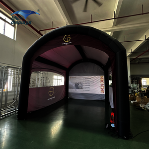 热销产品室内家庭后院充气高尔夫击球笼充气高尔夫练习模拟器室高冲击屏幕帐篷 - Product Image 6