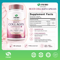 Capsules de collagène multiples HA Vitamine C Complément alimentaire quotidien pour la beauté et le bien-être de la peau, des cheveux, des ongles et des articulations