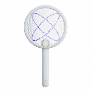 Raqueta Eléctrica Recargable para Matar Mosquitos, Plegable, Ecológica, Portátil, con Cobertura de 20m - Product Image 4