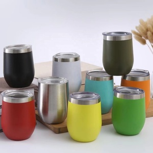 Vaso Térmico de Acero Inoxidable de Doble Pared de 12oz Personalizable, <span class=keywords><strong>Taza</strong></span> de Vacío 304 con Tapa, Logotipo Personalizado, Venta al por Mayor, para Té y Café - Product Image 2