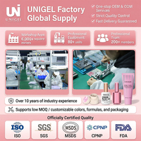 Vente en gros usine OEM/ODM Marque privée Polygel UV de construction pour ongles, pour usage professionnel en salon