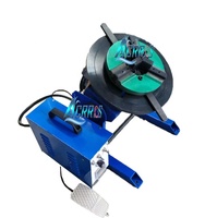 Positionneur de soudage rotatif 220V à commande au pied pour petits raccords de tuyauterie, 30 kg, avec plateau tournant