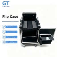 Glory Truss Custom Case Flight Rack Case Black Flip Flight Case pour console de mixage numérique Midas M32R
