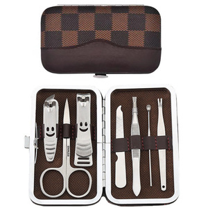 Juego de cortaúñas personalizado en caja de cuero, fabricante de regalos con impresión de LOGO, cortaúñas personalizado para el hogar. - Product Image 6