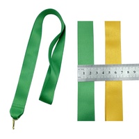 Courroie de cou personnalisée avec clip E-Magic Factory en polyester et nylon uni de couleur unie pour médailles
