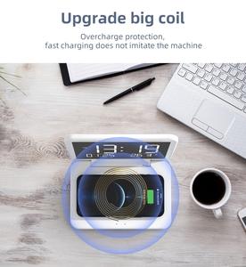 Cargador con Calendario <span class=keywords><strong>Perpetuo</strong></span>, Logotipo OEM, 2024, Superventas, Cargador de Escritorio para Teléfono con Carga Súper Rápida, Reloj Despertador, Cargador Inalámbrico con Pantalla LCD - Product Image 5