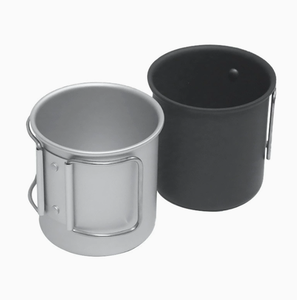 ถ้วยกาแฟ ถ้วยชา แก้วน้ำ แก้วน้ำพับได้ ถ้วยน้ำแบบพกพา อลูมิเนียมอัลลอยด์น้ำหนักเบาพิเศษ ถ้วยแคมป์ปิ้ง - Product Image 4