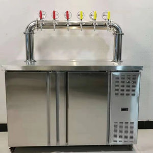 Distributeur de bière commercial, distributeur de jus, <span class=keywords><strong>6</strong></span> robinets de bière, distributeur de fûts, refroidisseur de bière, distributeur de bière, kegerator - Product Image 1