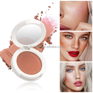 Meilleure vente de fard à joues de couleur chair avec miroir blanc paquet de maquillage quotidien - Product Image 3