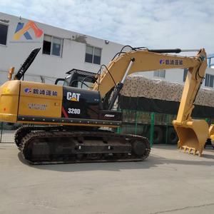 Excavatrice sur chenilles d'occasion CAT 320D, 20 tonnes, pour terrains d'excavation moyens, bon prix, excavatrice Caterpillar du Japon pour la ferme - Product Image 1