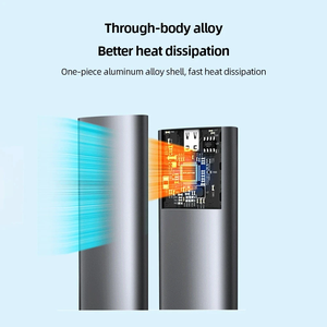 Công cụ miễn phí M.2 SSD bao vây NVMe/NGFF vỏ ngoài usb3.2 đến M.2 trường hợp đĩa trạng thái rắn nhôm M2 hộp đĩa cứng - Product Image 3