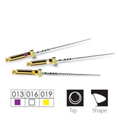 Limes endodontiques à glissière 13-19 pour canaux radiculaires, en Niti, 6 pièces/paquet