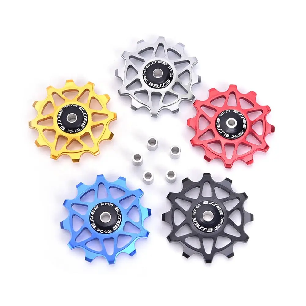 12T Jockey Wheel Road MTB Hướng Dẫn Xe Đạp Gốm Sứ Mang Phụ Tùng Xe Đạp Xe Đạp Gốm Sứ Phía Sau Derailleur Dropshipping OEM