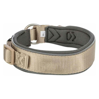 Collier pour chien personnalisé à étiquette privée, en nylon réfléchissant résistant, rembourré en néoprène souple, avec boucle à dégagement rapide pour chiens