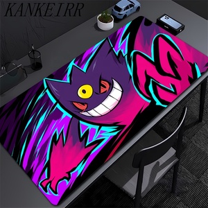 Alfombrillas de ratón grandes de 900x400, alfombrilla de ratón para juegos de escritorio Poke-mon Gengar con bordes cosidos y Base de goma antideslizante, alfombrilla de ratón extendida - Product Image 3