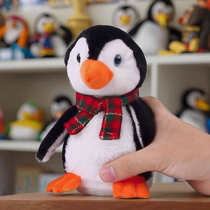 Peluche Parlante e Registrante <span class=keywords><strong>a</strong></span> Forma di Pinguino con Musica e Danza - Giocattolo Elettronico per Regali e Divertimento dei Bambini - Product Image 3