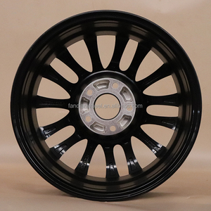 Jante en alliage <span class=keywords><strong>de</strong></span> voiture multi-rayons sur mesure REW JT6185 <span class=keywords><strong>16</strong></span> <span class=keywords><strong>pouces</strong></span> pour <span class=keywords><strong>Honda</strong></span>, finition noir brillant, motif <span class=keywords><strong>de</strong></span> goujons 5x114.3, jante en fonte - Product Image 4