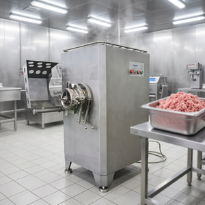 Máquina Eléctrica de Moler <span class=keywords><strong>Carne</strong></span> de Acero Inoxidable, Mezcladora Industrial Automática de <span class=keywords><strong>Carne</strong></span> Congelada/Fresca de Alta Resistencia, 380V, Capacidad de 1-8t/h - Product Image 1