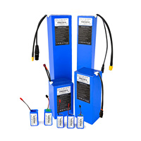 Batterie de vélo électrique personnalisée, étanche, 18650 21700 36V 48V 52V 60V 72V 30ah 40ah 50ah, batteries lithium-ion pour vélos électriques 1000W 1500W