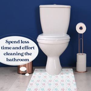 Tapis de toilette jetable en forme de U désodorisant portable voyage camping tapis de toilette pour la maison salle de bain sol vente en gros - Product Image 4