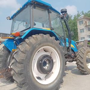 Tracteur agricole d'occasion New Holland 1004 4x4, petit tracteur de jardin multifonctionnel, remise à neuf, personnalisation et vente en gros - Product Image 4