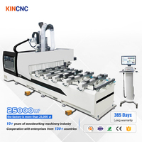 Centre d'usinage CNC PTP personnalisé Suntec pour la fabrication de meubles, routeur CNC avec table PTP
